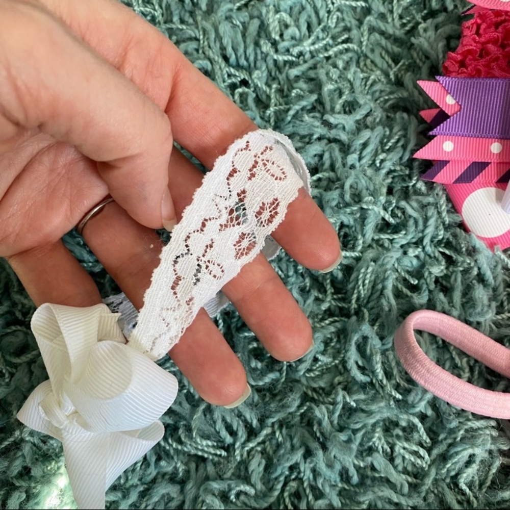Lot of 6 baby headbands
White, pink, purple, brown, mustard, beige, black, blue - Picture 3 of 13